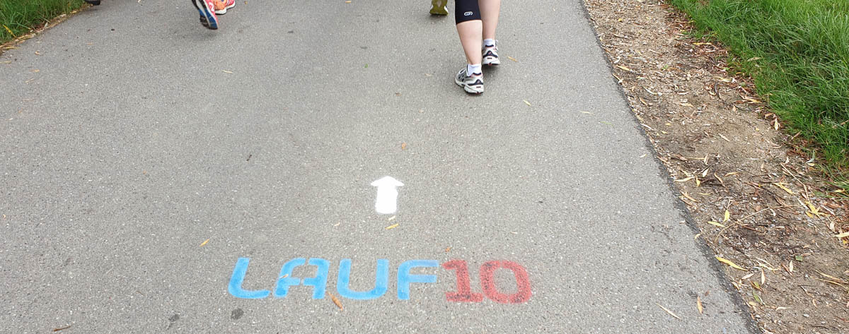 Lauf 10 mit Füßen