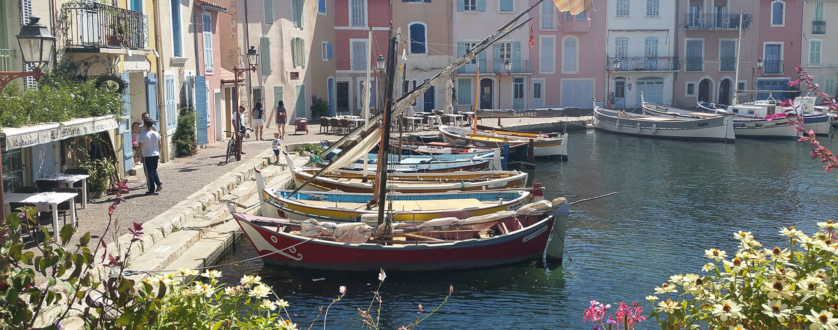 Fischerboote im Hafen von Martigues