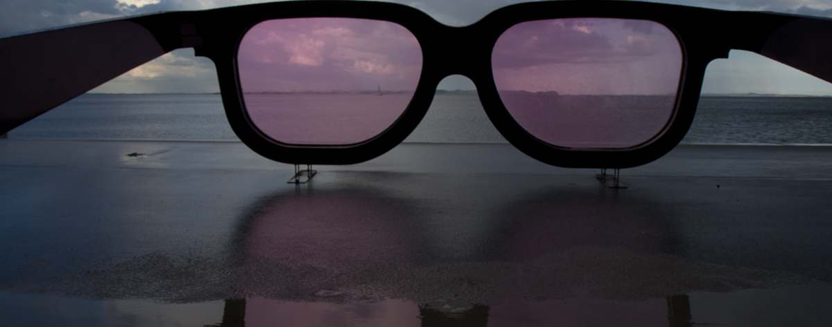 rosarote Brille