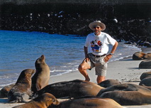 Gerhard Grau auf Galapagos
