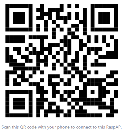 QR for connecting to wifi